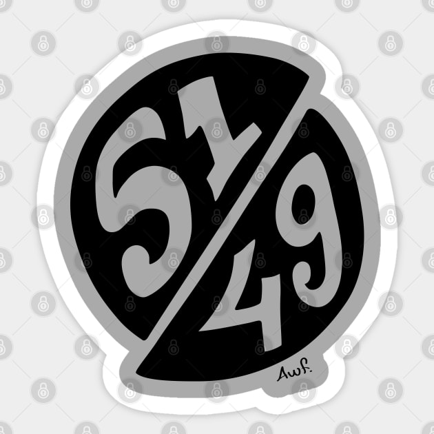 51/49 Rule Sticker by AyeletFleming